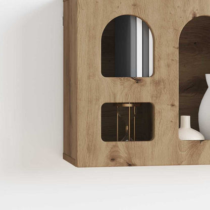 vidaXL Hängeschrank Artisan-Eiche 60 x 20 x 40 cm Holzwerkstoff