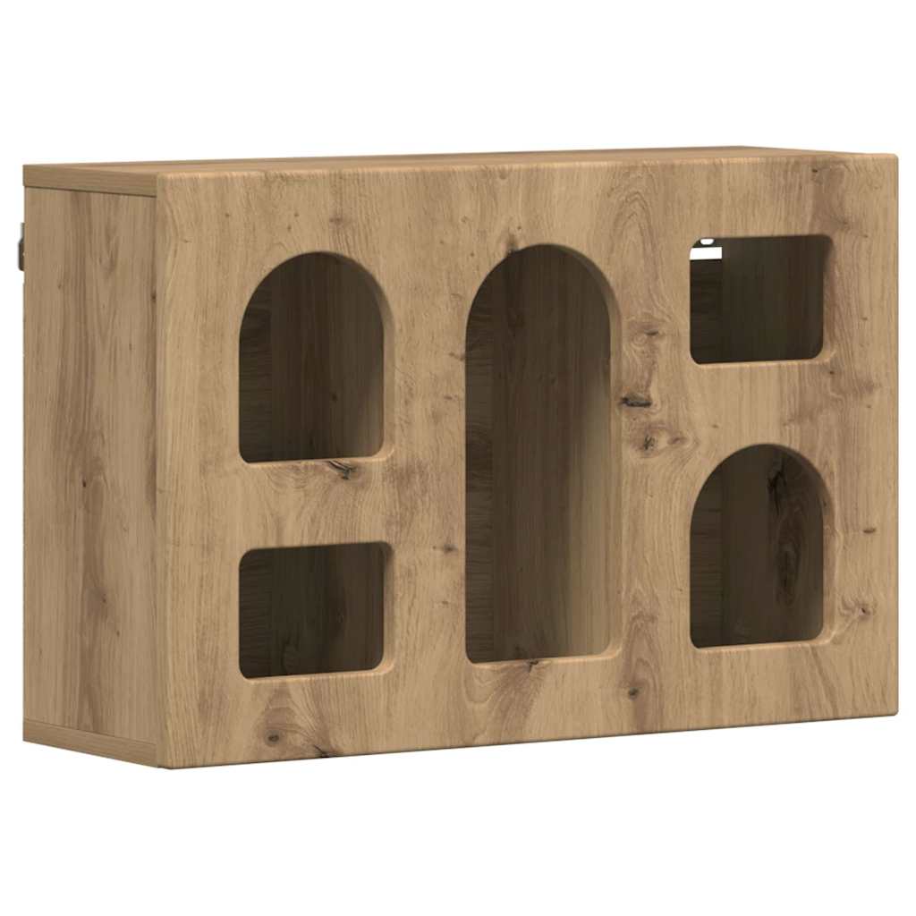 vidaXL Hängeschrank Artisan-Eiche 60 x 20 x 40 cm Holzwerkstoff