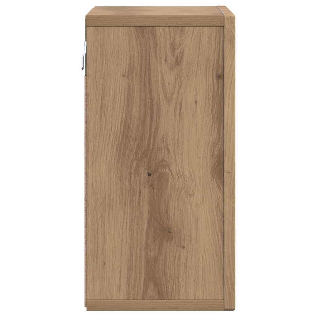 vidaXL Hängeschrank Artisan-Eiche 60 x 20 x 40 cm Holzwerkstoff