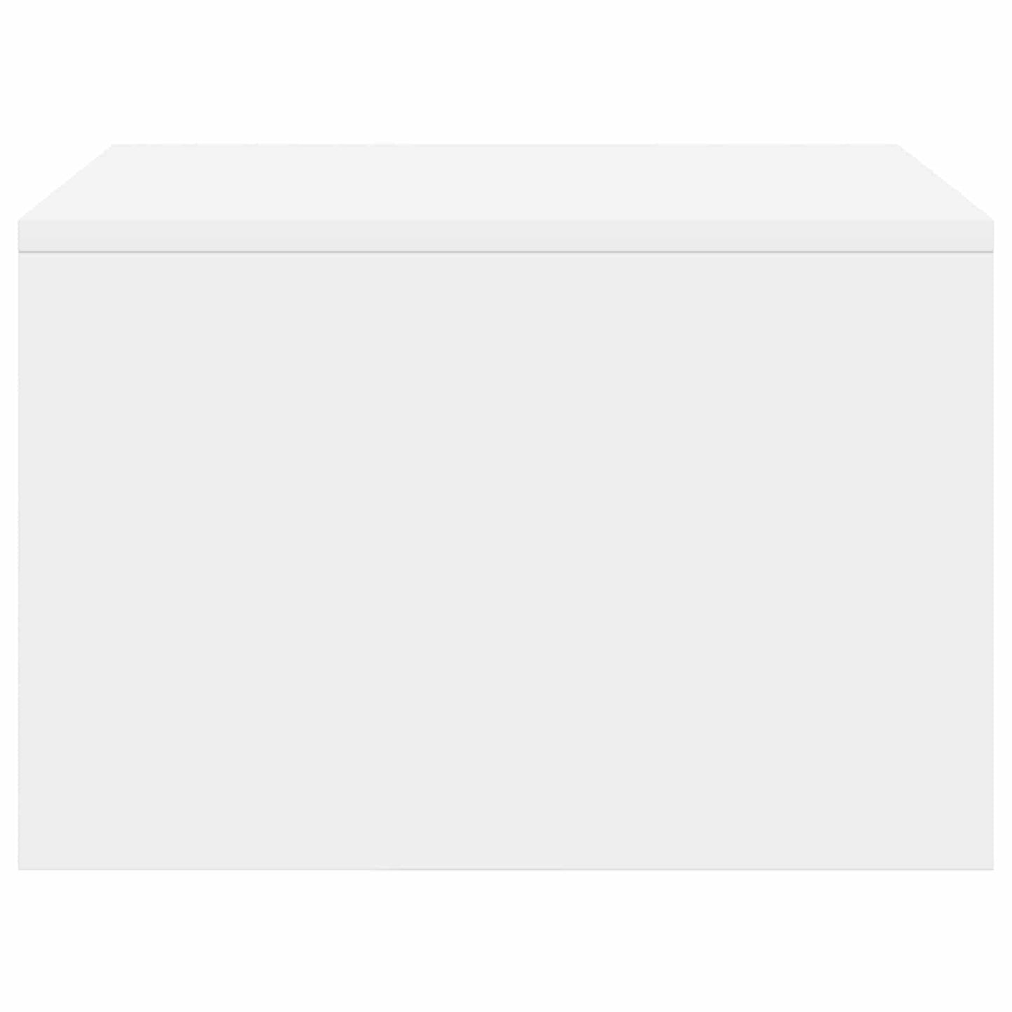 vidaXL Wandtisch Wandmontiert Weiß 60 x 45 x 30 cm Holzwerkstoff