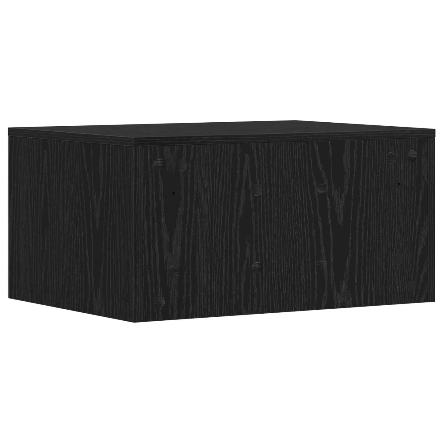 vidaXL Wandtisch Schwarz Eichen-Optik 60 x 45 x 30 cm Holzwerkstoff