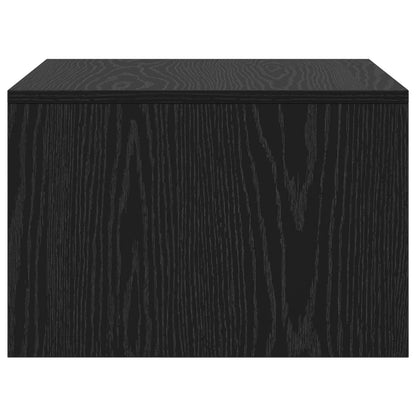 vidaXL Wandtisch Schwarz Eichen-Optik 60 x 45 x 30 cm Holzwerkstoff