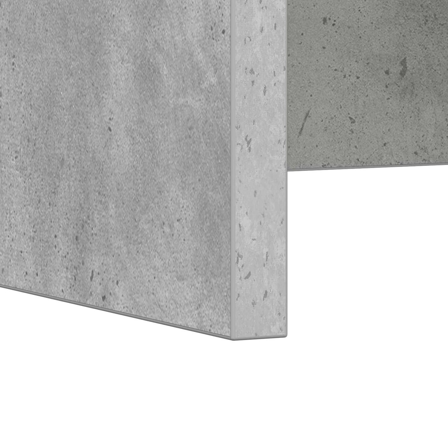 vidaXL Wandtisch Wandmontiert Beton Grau 60 x 45 x 30 cm Holzwerkstoff