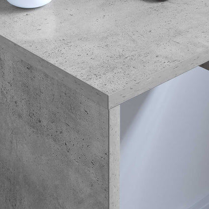 vidaXL Wandtisch Wandmontiert Beton Grau 60 x 45 x 30 cm Holzwerkstoff