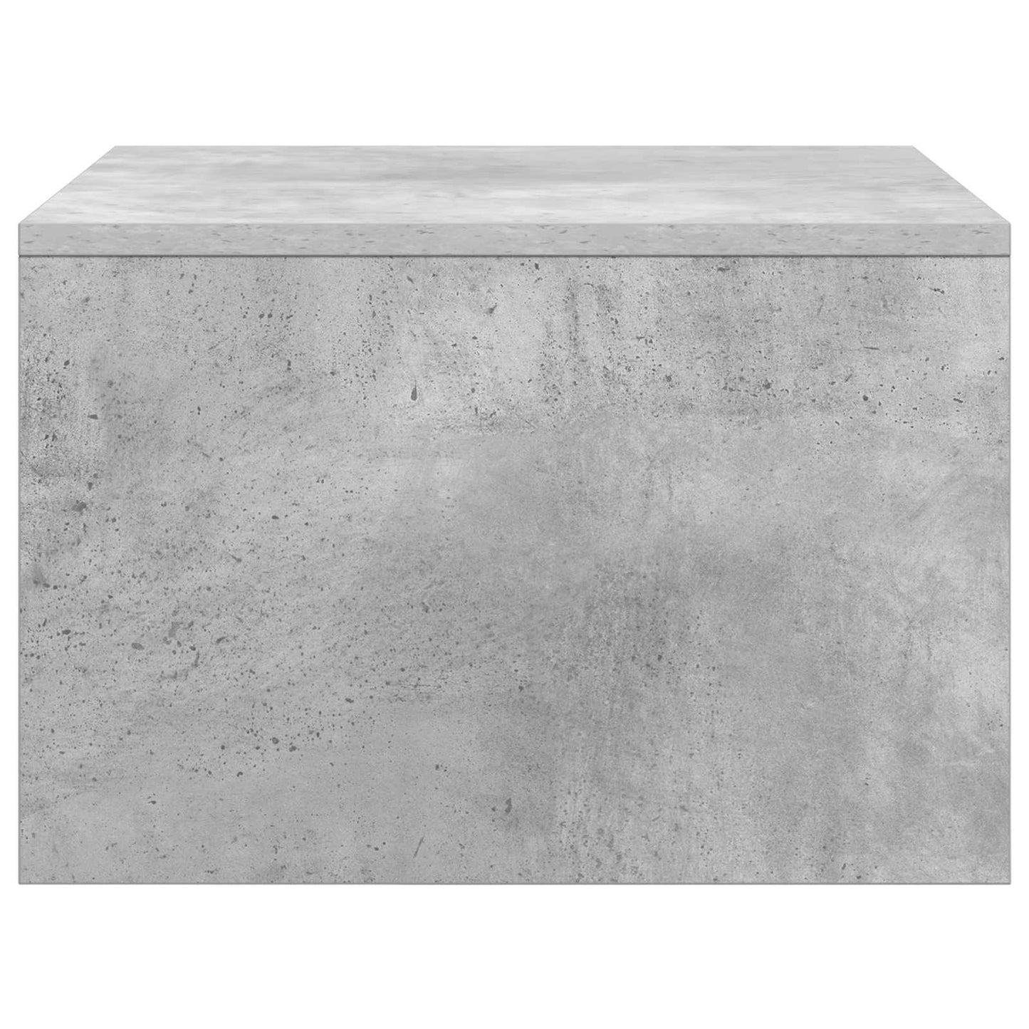 vidaXL Wandtisch Wandmontiert Beton Grau 60 x 45 x 30 cm Holzwerkstoff