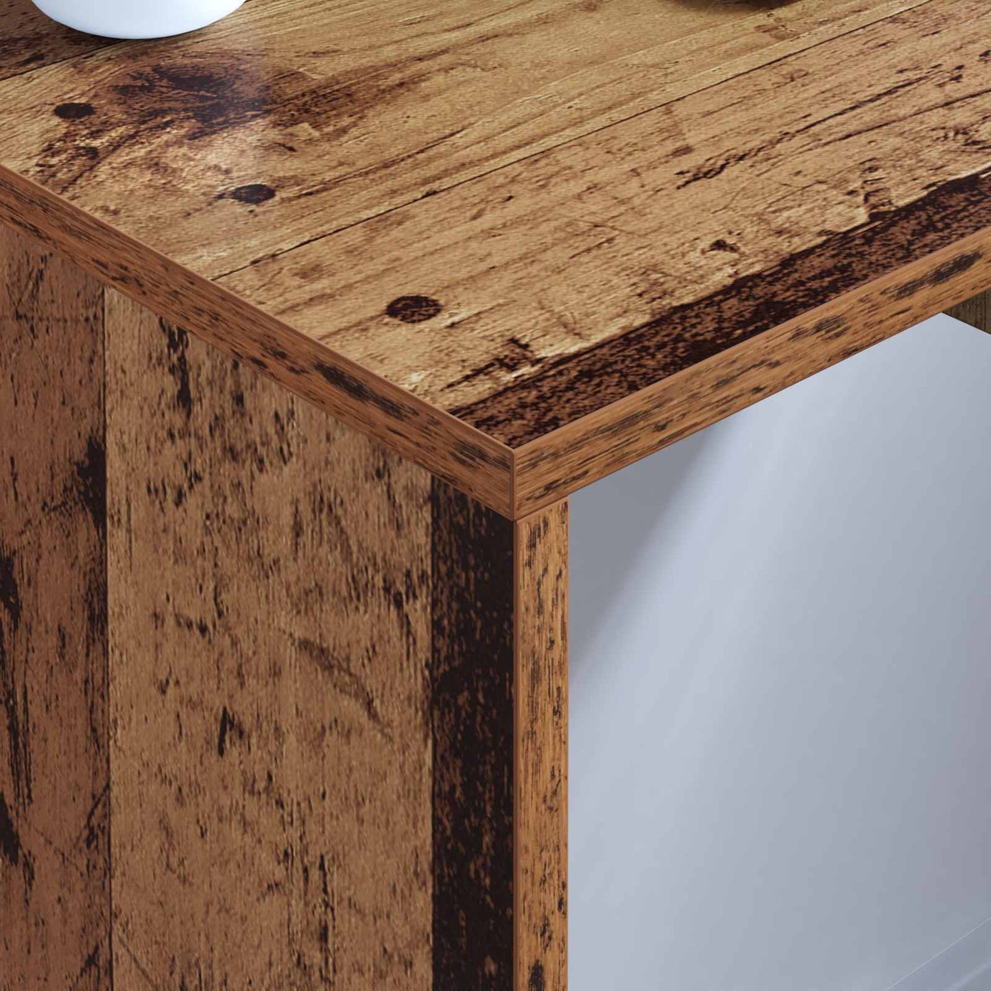 vidaXL Wandtisch Wandmontiert Altholz 60 x 45 x 30 cm Holzwerkstoff