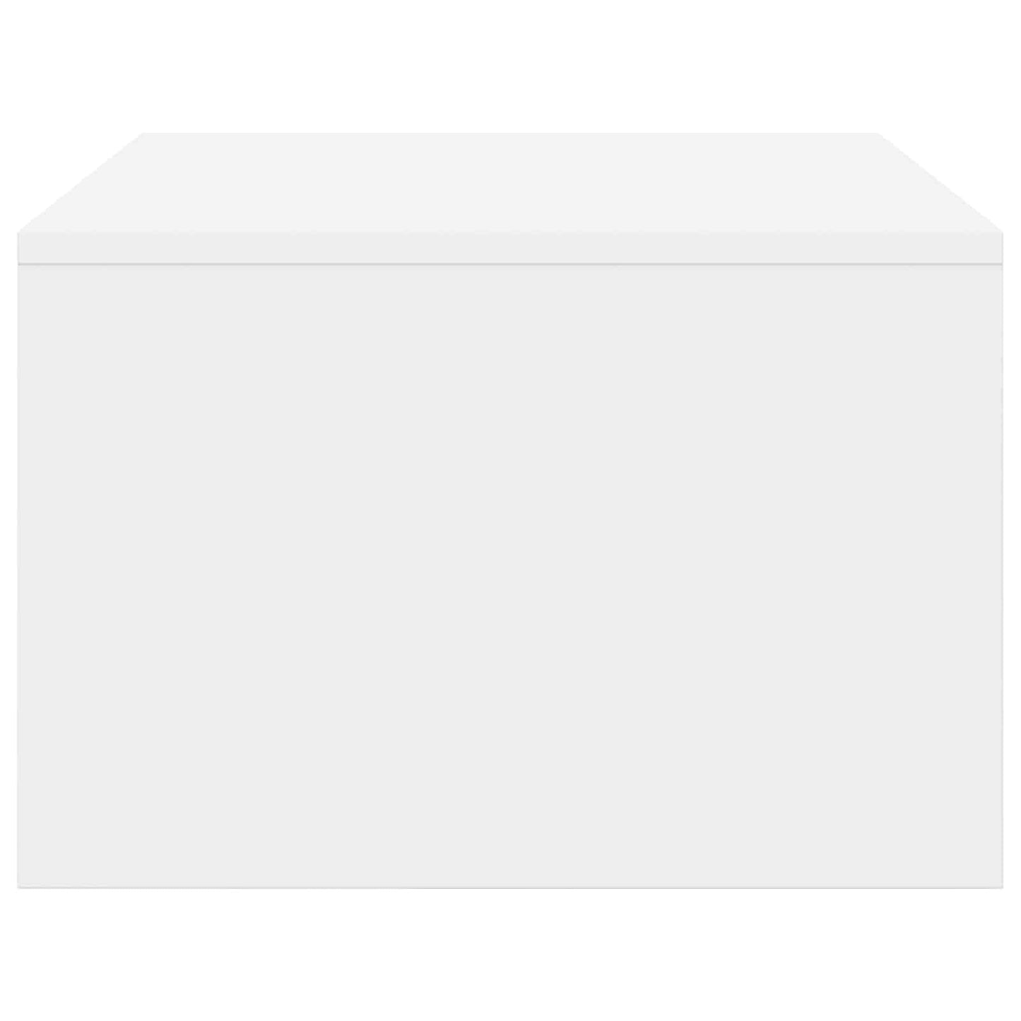 vidaXL Wandtisch Wandmontiert Weiß 80 x 45 x 30 cm Holzwerkstoff
