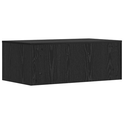 vidaXL Wandtisch Schwarz Eichen-Optik 80 x 45 x 30 cm Holzwerkstoff