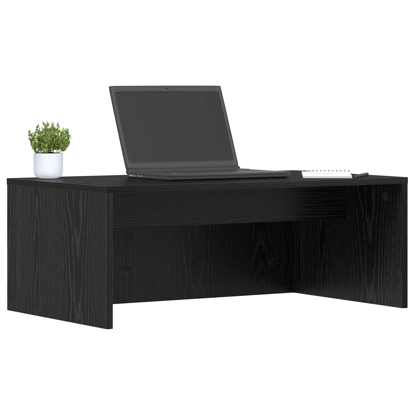 vidaXL Wandtisch Schwarz Eichen-Optik 80 x 45 x 30 cm Holzwerkstoff