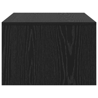 vidaXL Wandtisch Schwarz Eichen-Optik 80 x 45 x 30 cm Holzwerkstoff