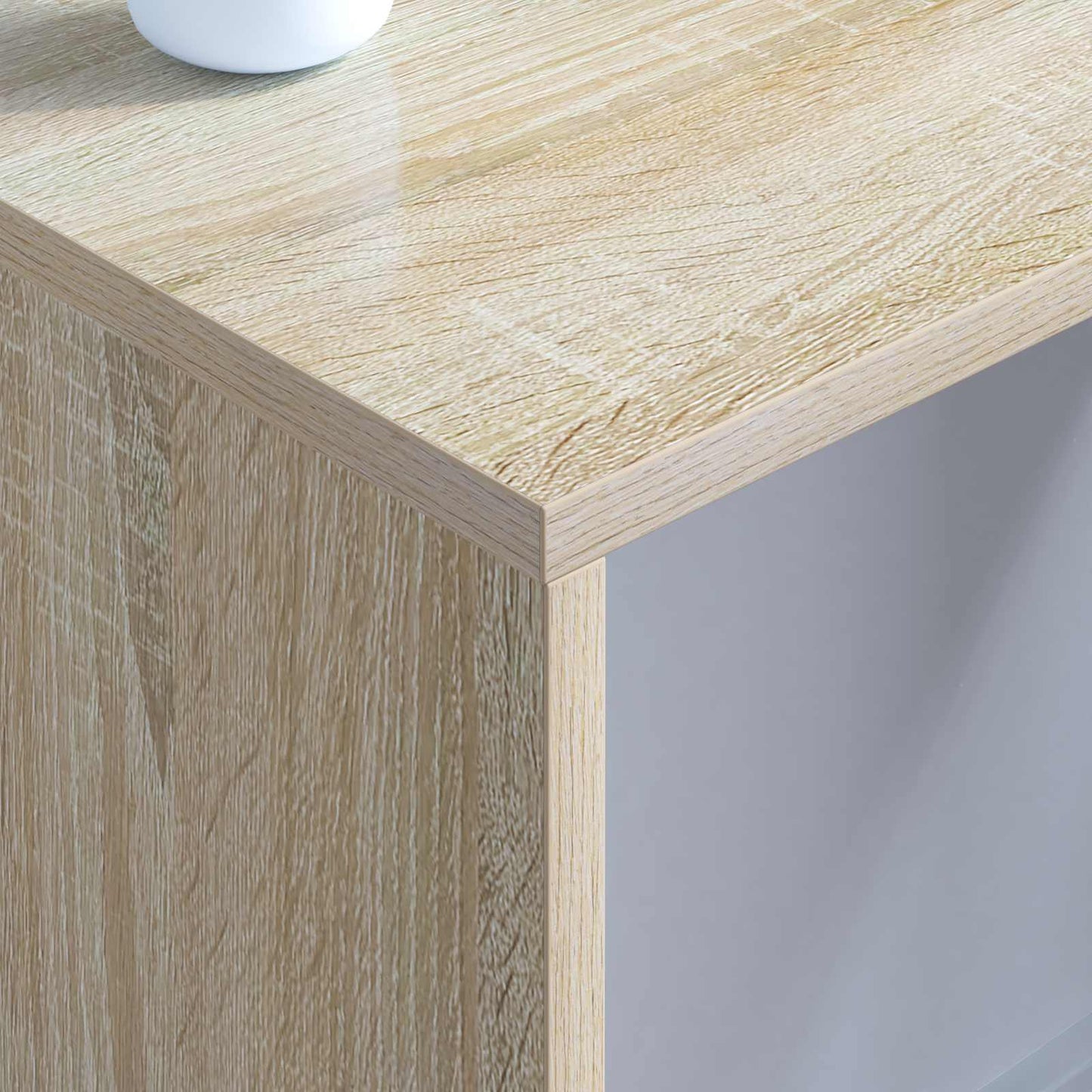 vidaXL Wandtisch Sonoma-Eiche 80 x 45 x 30 cm Holzwerkstoff