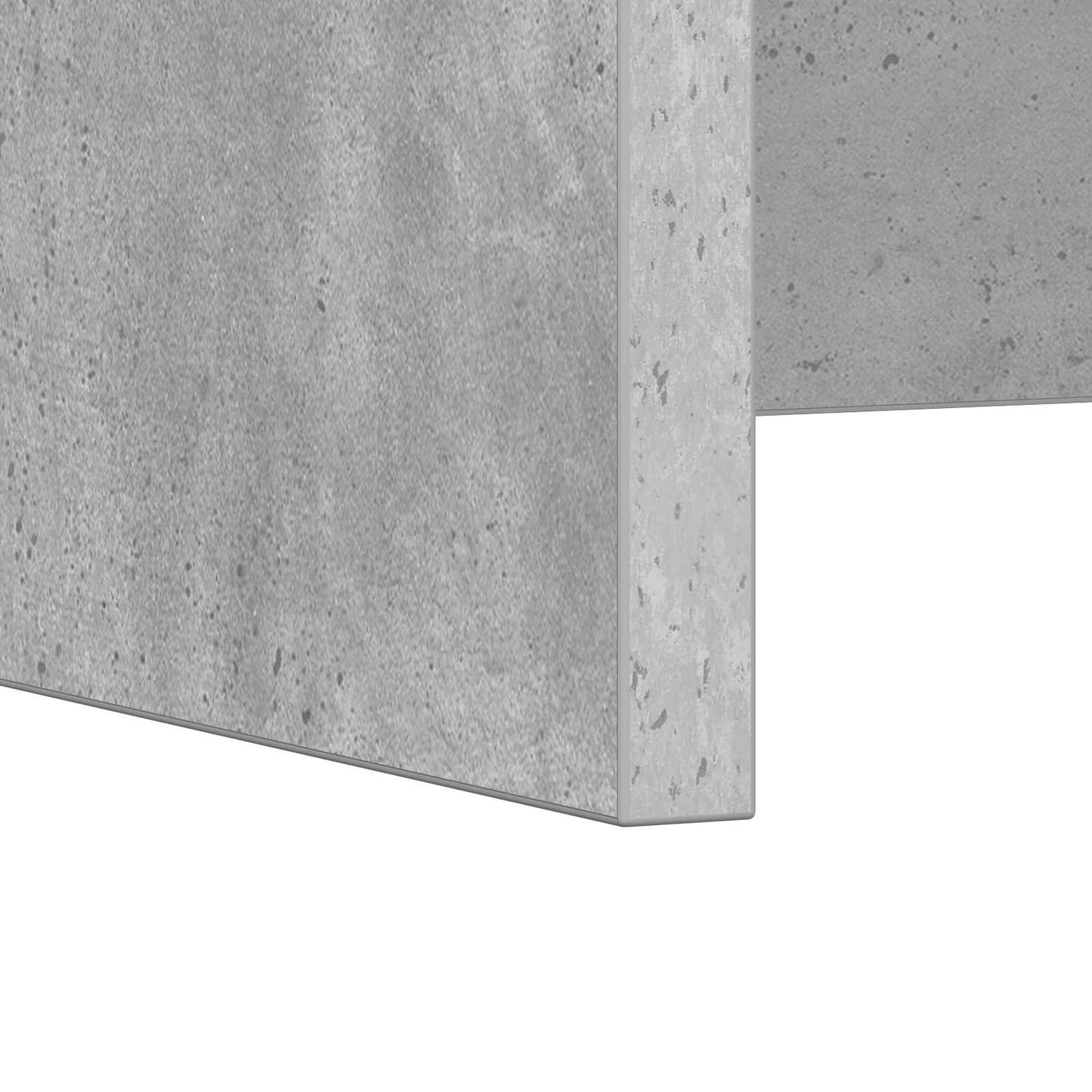 vidaXL Wandtisch Wandmontiert Beton Grau 80 x 45 x 30 cm Holzwerkstoff