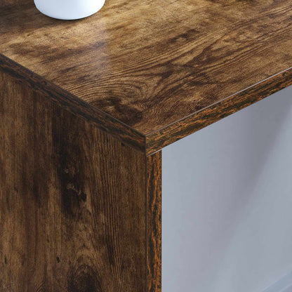 vidaXL Wandtisch Geräucherte Eiche 80 x 45 x 30 cm Holzwerkstoff
