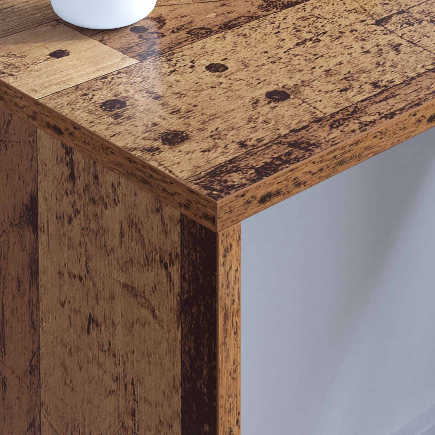 vidaXL Wandtisch Wandmontiert Altholz 80 x 45 x 30 cm Holzwerkstoff