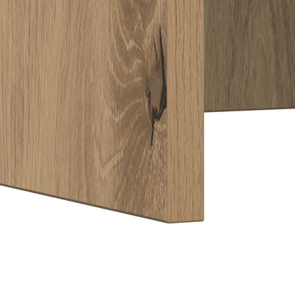 vidaXL Wandtisch Artisan-Eiche 80 x 45 x 30 cm Holzwerkstoff