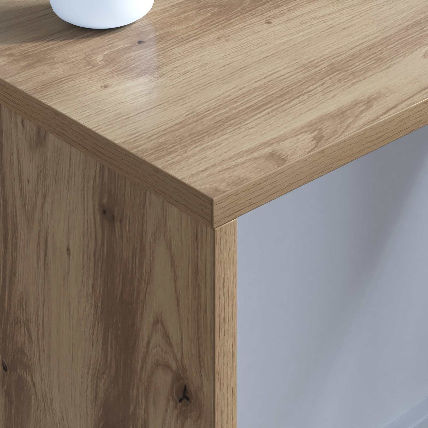 vidaXL Wandtisch Artisan-Eiche 80 x 45 x 30 cm Holzwerkstoff
