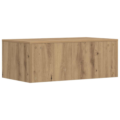 vidaXL Wandtisch Artisan-Eiche 80 x 45 x 30 cm Holzwerkstoff