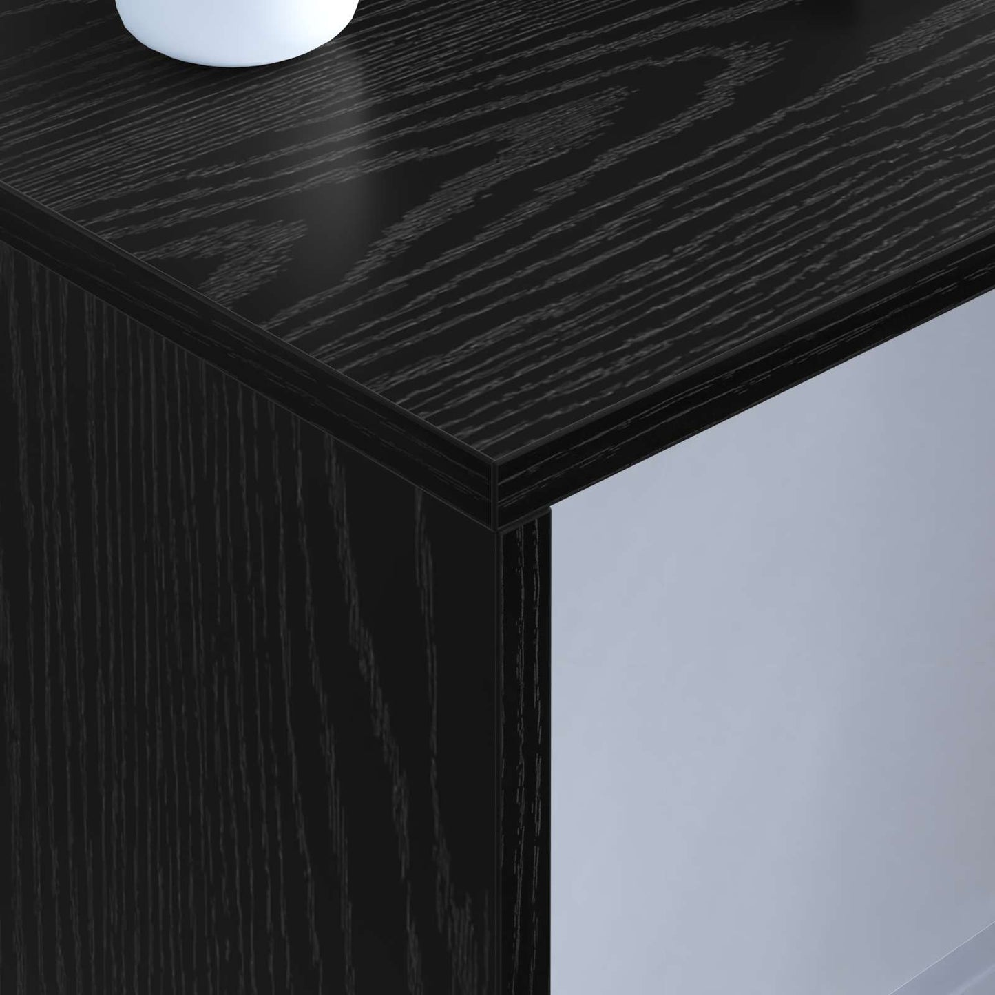 vidaXL Wandtisch Schwarz Eichen-Optik 100 x 45 x 30 cm Holzwerkstoff