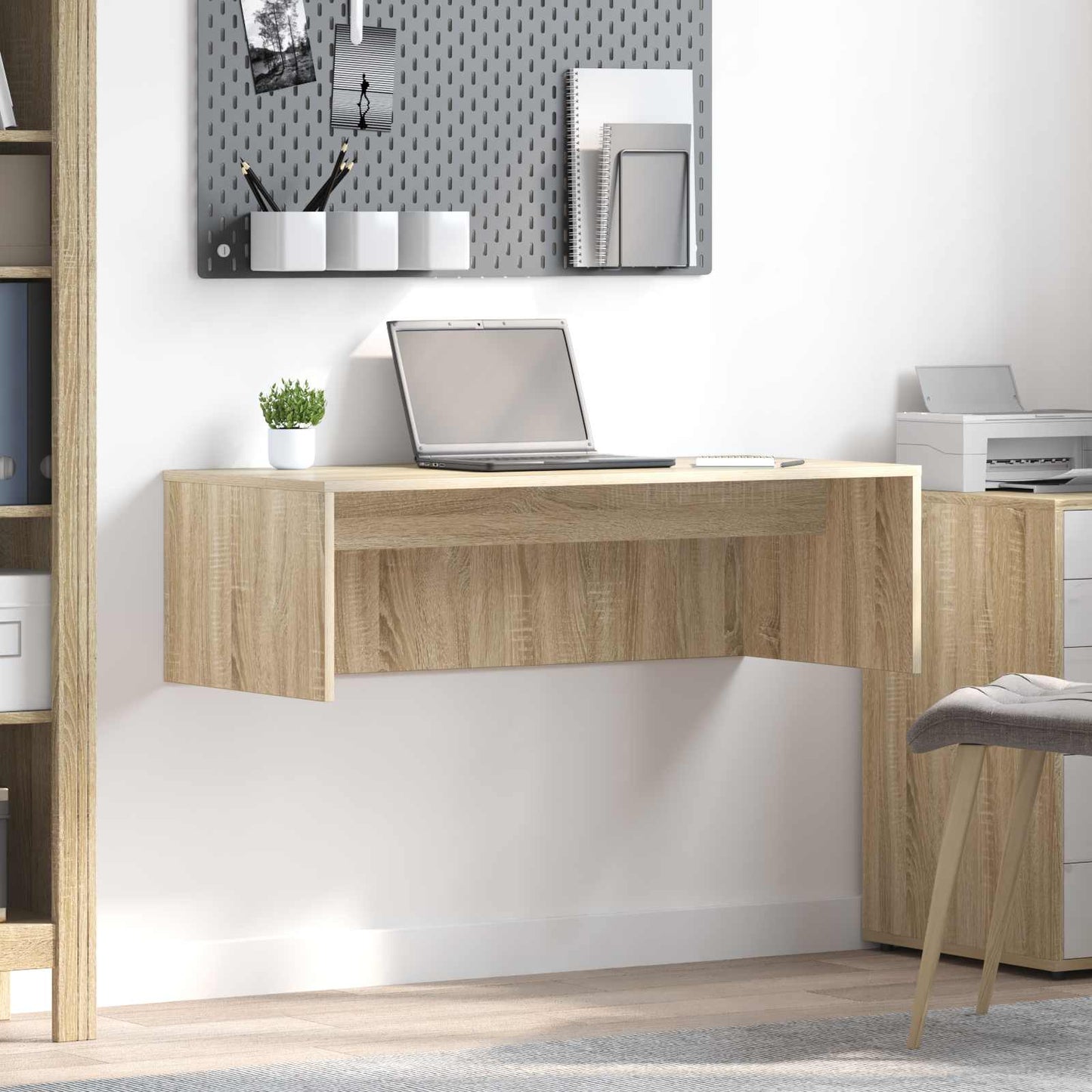 vidaXL Wandtisch Sonoma-Eiche 100 x 45 x 30 cm Holzwerkstoff