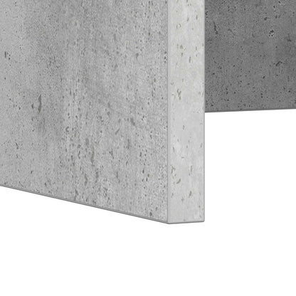 vidaXL Wandtisch Beton Grau 100 x 45 x 30 cm Holzwerkstoff