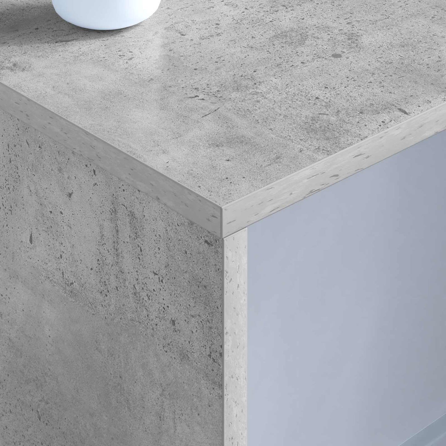 vidaXL Wandtisch Beton Grau 100 x 45 x 30 cm Holzwerkstoff