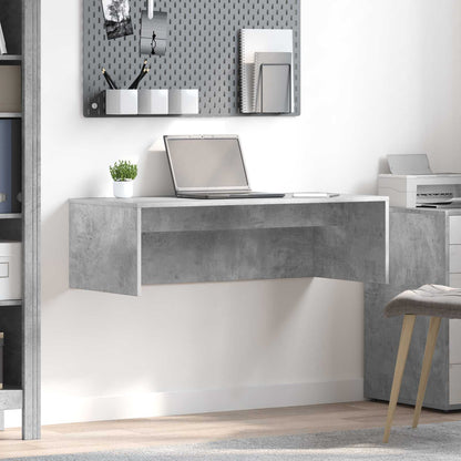 vidaXL Wandtisch Beton Grau 100 x 45 x 30 cm Holzwerkstoff