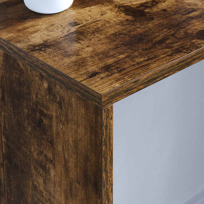 Wandtisch Geräucherte Eiche 100 x 45 x 30 cm Holzwerkstoff