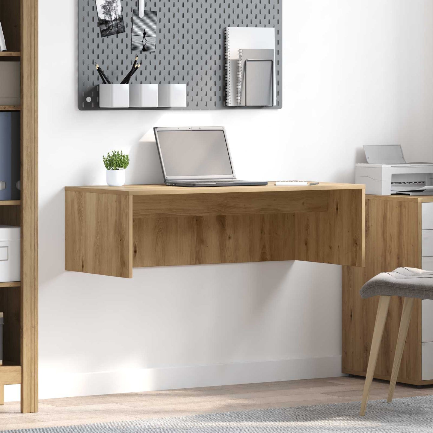 vidaXL Wandtisch Artisan-Eiche 100 x 45 x 30 cm Holzwerkstoff
