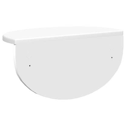 vidaXL Wandregal Wandmontiert 2 pcs Weiß 38 x 19 x 19 cm Holzwerkstoff