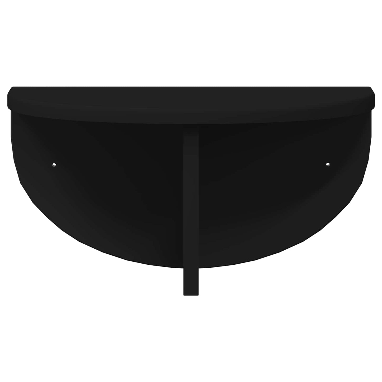 vidaXL Wandregal Wandmontiert Schwarz 38 x 19 x 19 cm Holzwerkstoff