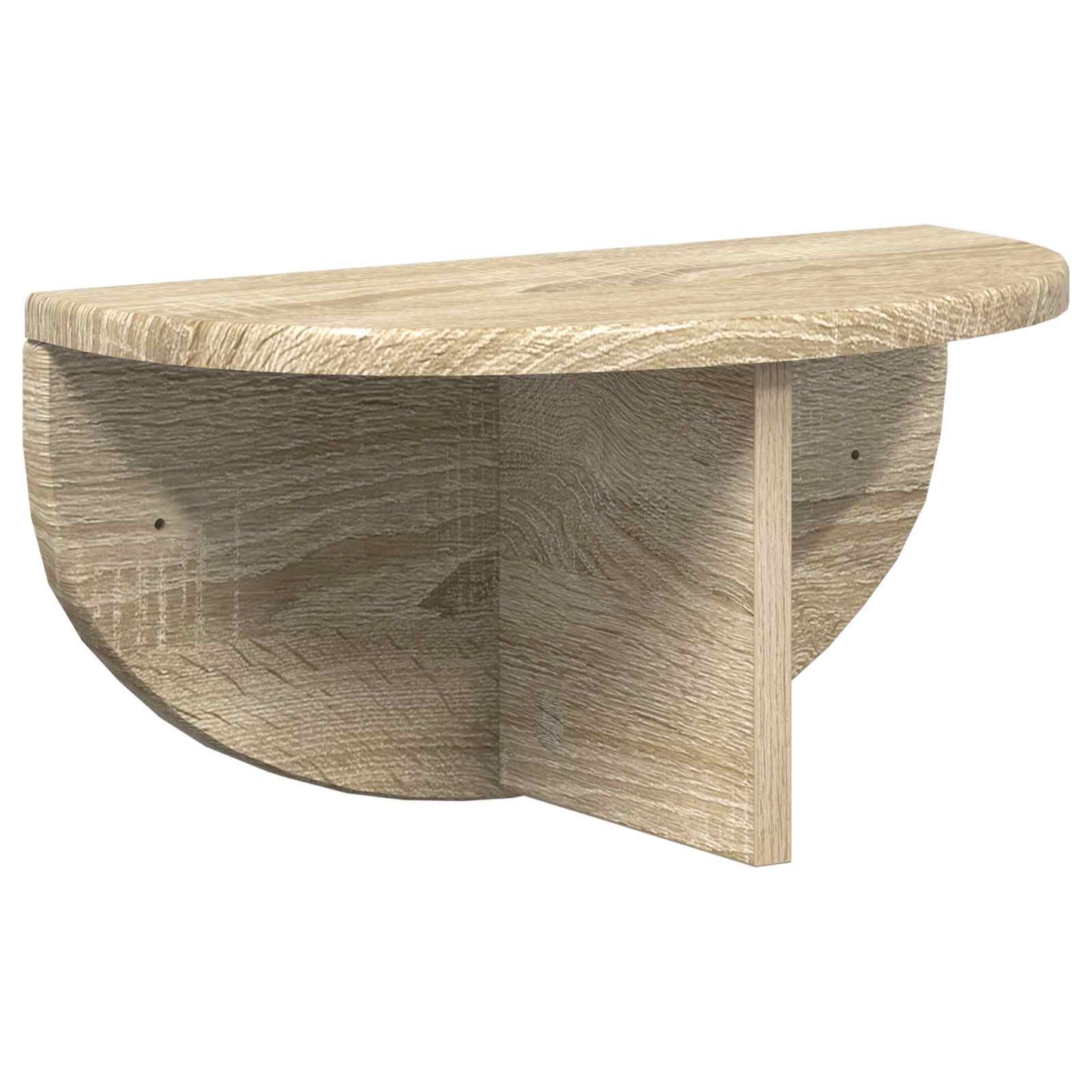vidaXL Wandregal 2 pcs Sonoma-Eiche 38 x 19 x 19 cm Holzwerkstoff