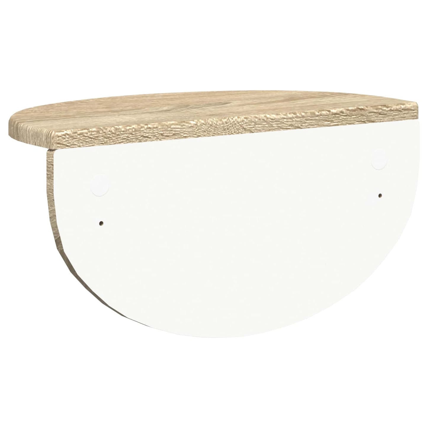 vidaXL Wandregal 2 pcs Sonoma-Eiche 38 x 19 x 19 cm Holzwerkstoff