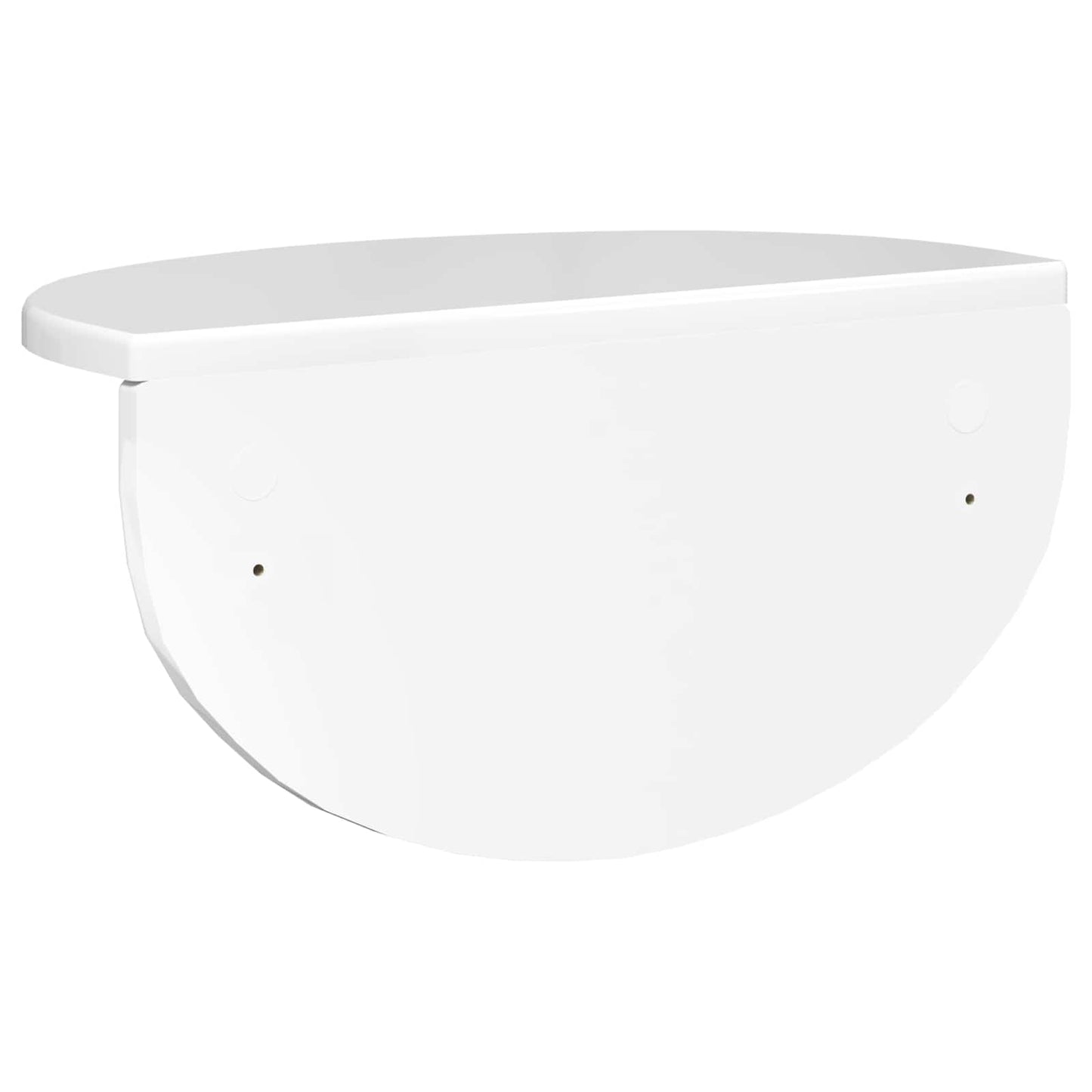 vidaXL Wandregal Hochglanz Weiß 38 x 19 x 19 cm Holzwerkstoff