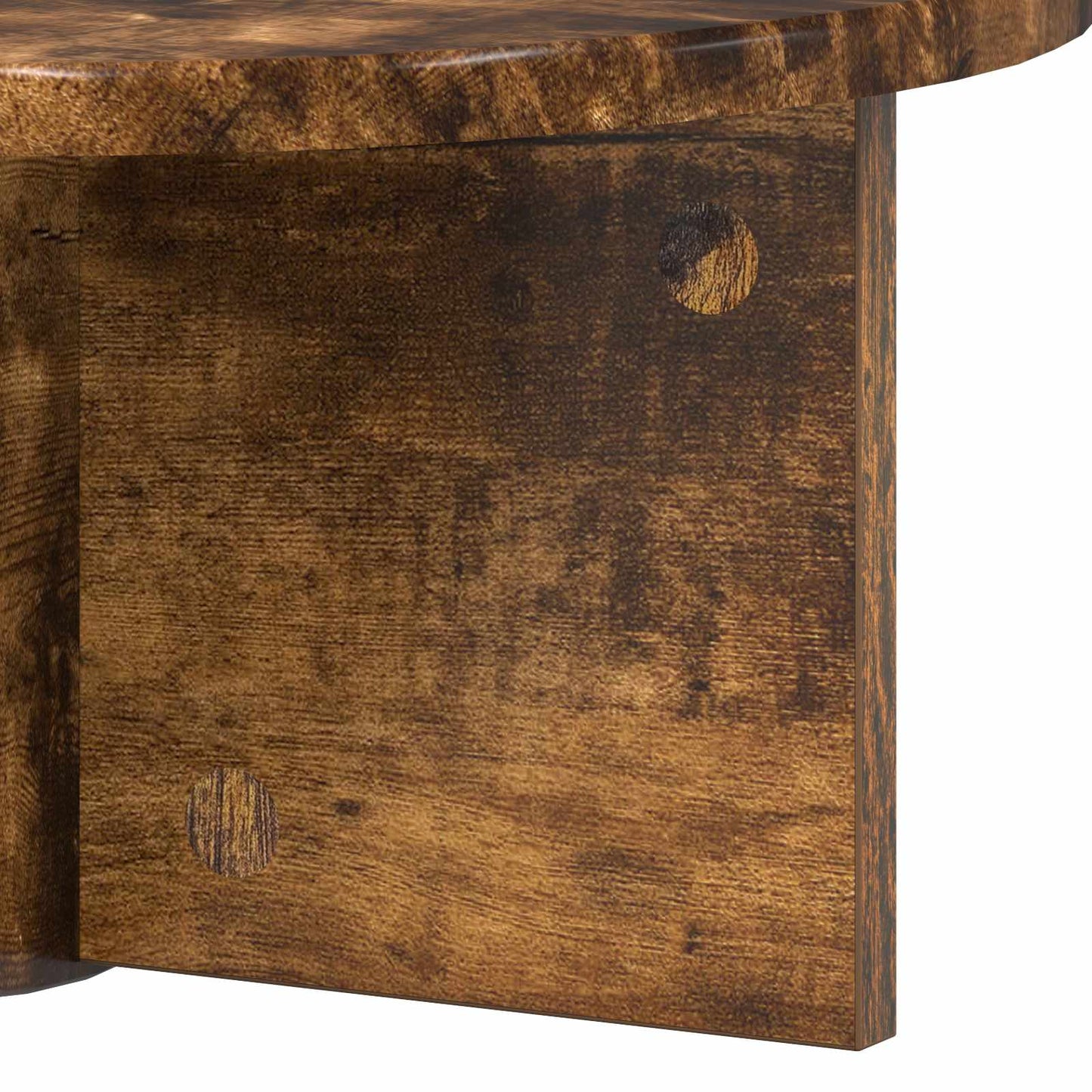vidaXL Wandregal Geräucherte Eiche 38 x 19 x 19 cm Holzwerkstoff