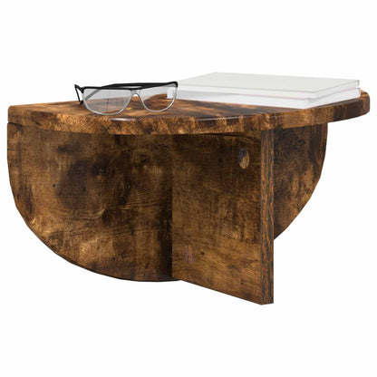 vidaXL Wandregal Geräucherte Eiche 38 x 19 x 19 cm Holzwerkstoff