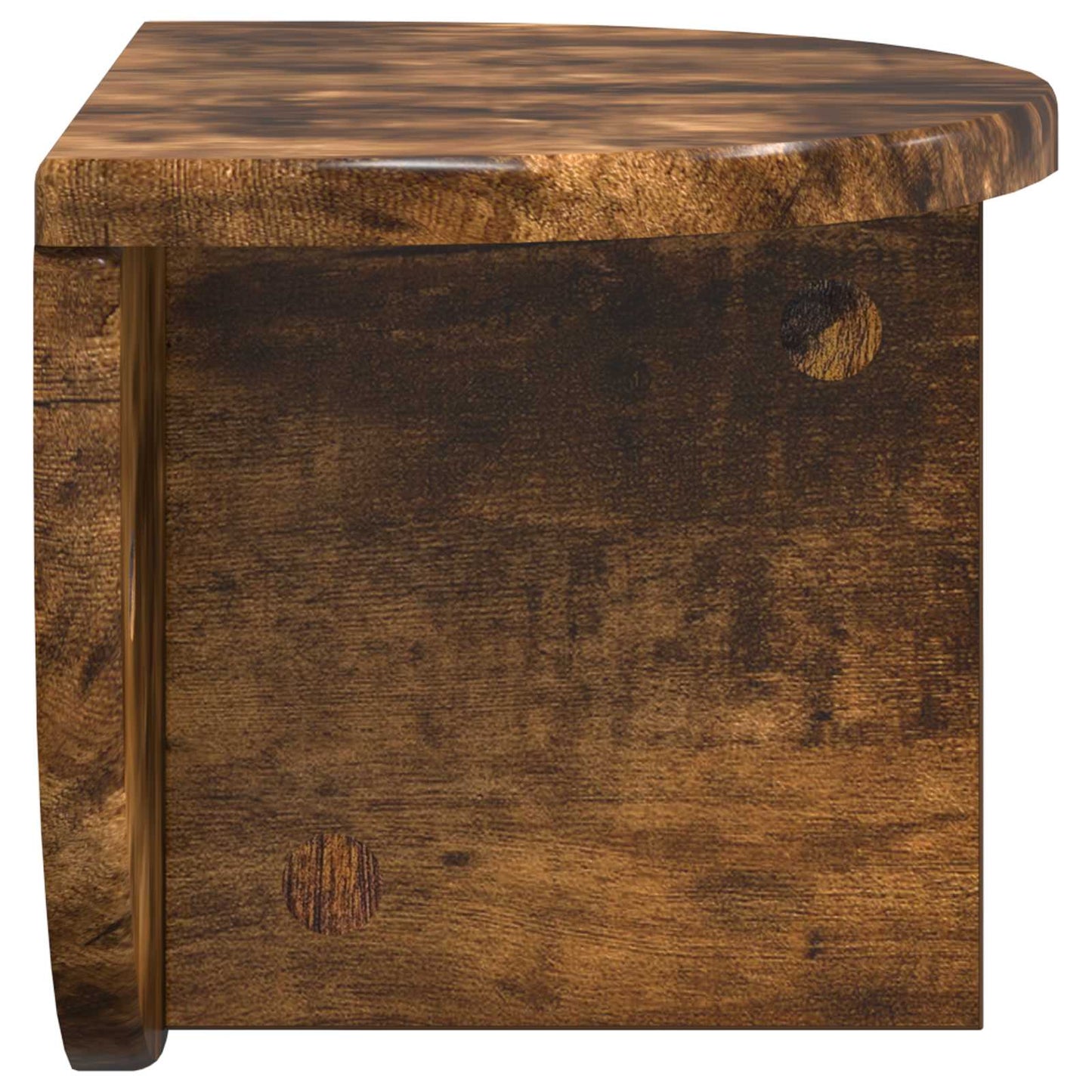 vidaXL Wandregal Geräucherte Eiche 38 x 19 x 19 cm Holzwerkstoff