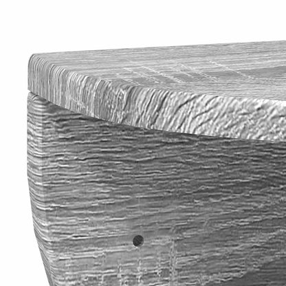 vidaXL Wandregal Graues Sonoma 38 x 19 x 19 cm Holzwerkstoff