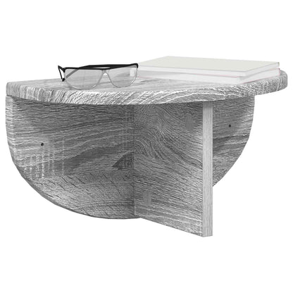 vidaXL Wandregal Graues Sonoma 38 x 19 x 19 cm Holzwerkstoff
