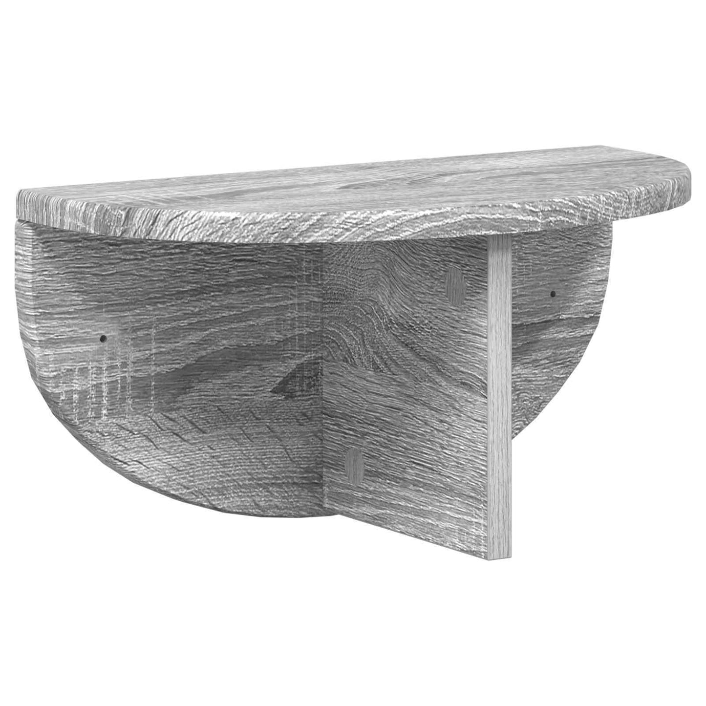 Wandregal 2 pcs Graues Sonoma 38 x 19 x 19 cm Holzwerkstoff