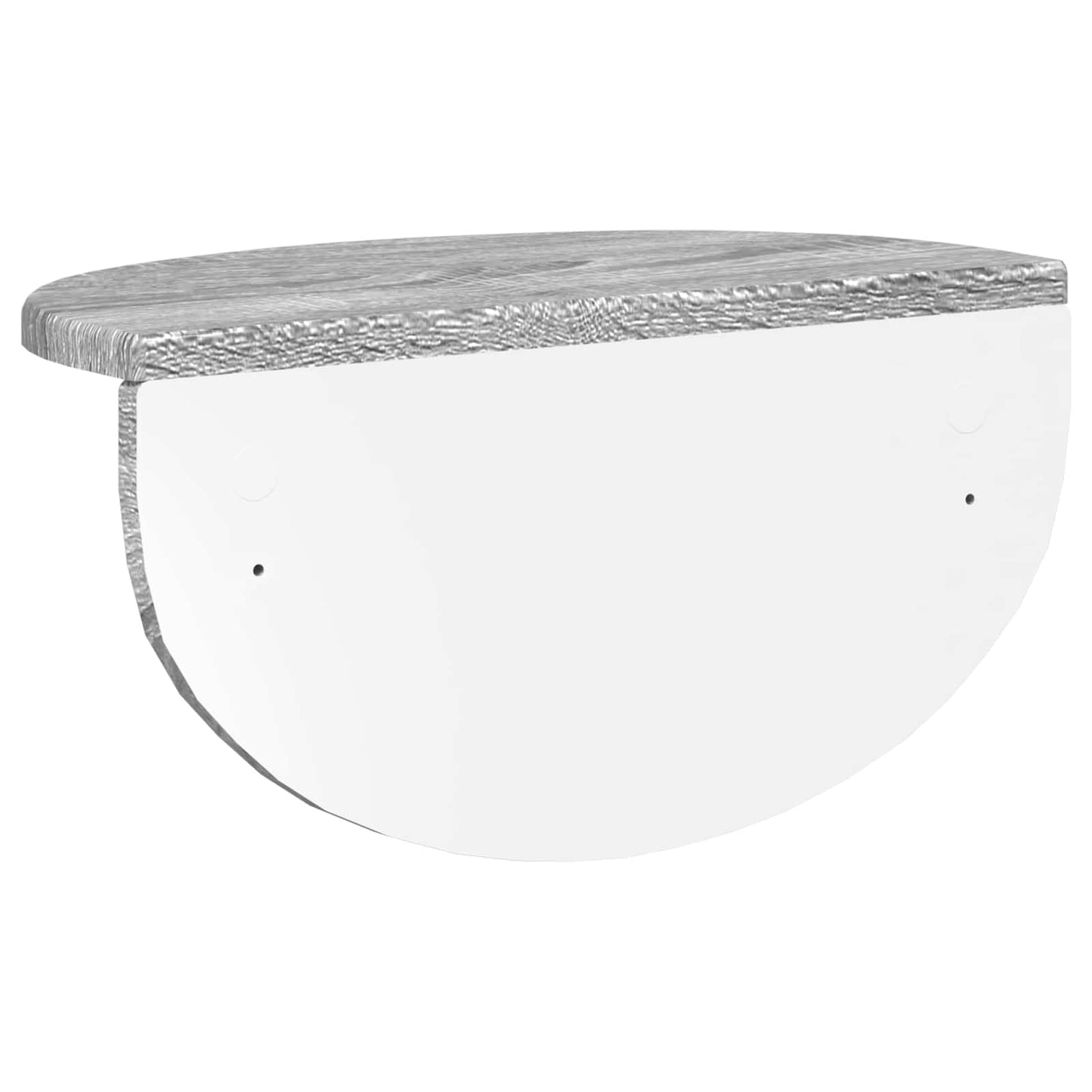 Wandregal 2 pcs Graues Sonoma 38 x 19 x 19 cm Holzwerkstoff