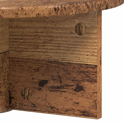 vidaXL Wandregal Wandmontiert Altholz 38 x 19 x 19 cm Holzwerkstoff