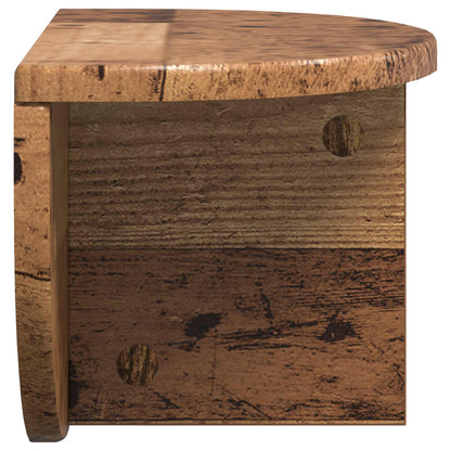 vidaXL Wandregal Wandmontiert Altholz 38 x 19 x 19 cm Holzwerkstoff