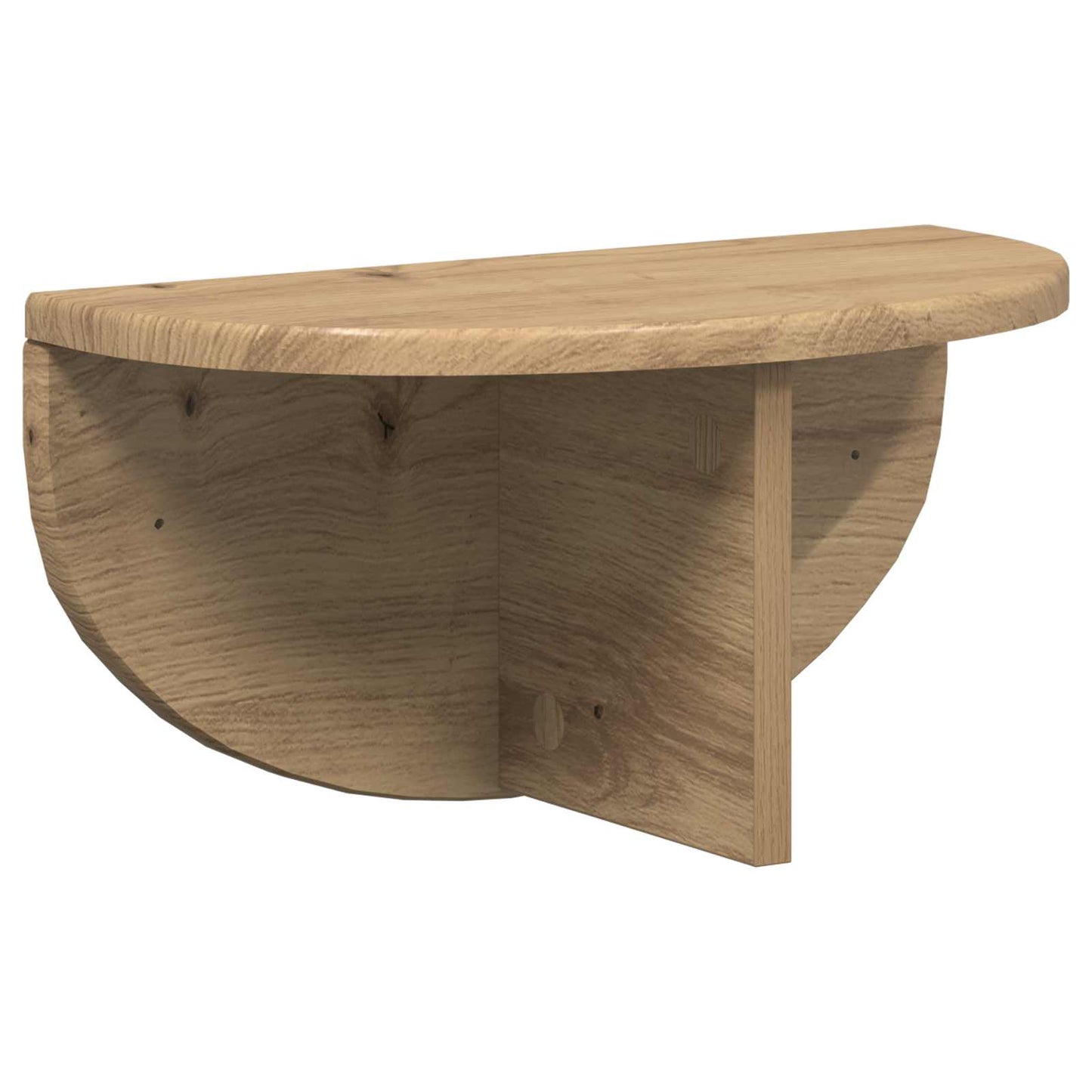 vidaXL Wandregal 2 pcs Artisan-Eiche 38 x 19 x 19 cm Holzwerkstoff