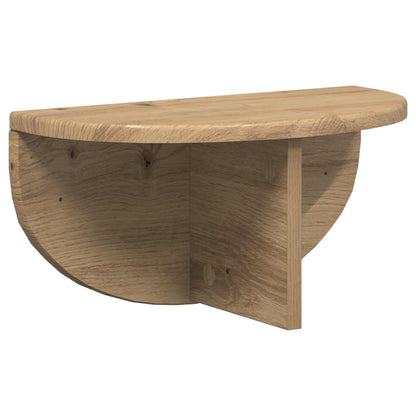 vidaXL Wandregal 2 pcs Artisan-Eiche 38 x 19 x 19 cm Holzwerkstoff