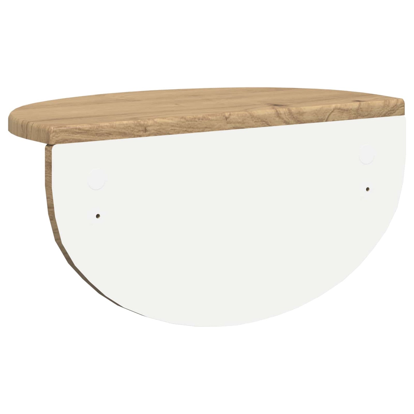 vidaXL Wandregal 2 pcs Artisan-Eiche 38 x 19 x 19 cm Holzwerkstoff