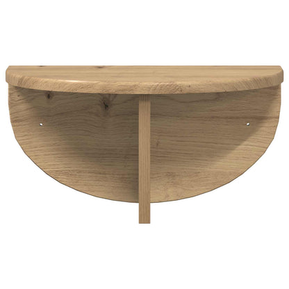 vidaXL Wandregal 2 pcs Artisan-Eiche 38 x 19 x 19 cm Holzwerkstoff