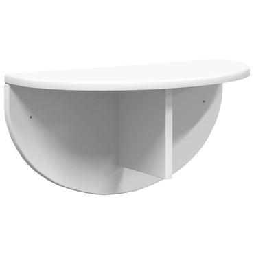 vidaXL Wandregal Wandmontiert Weiß 48 x 24 x 24 cm Holzwerkstoff
