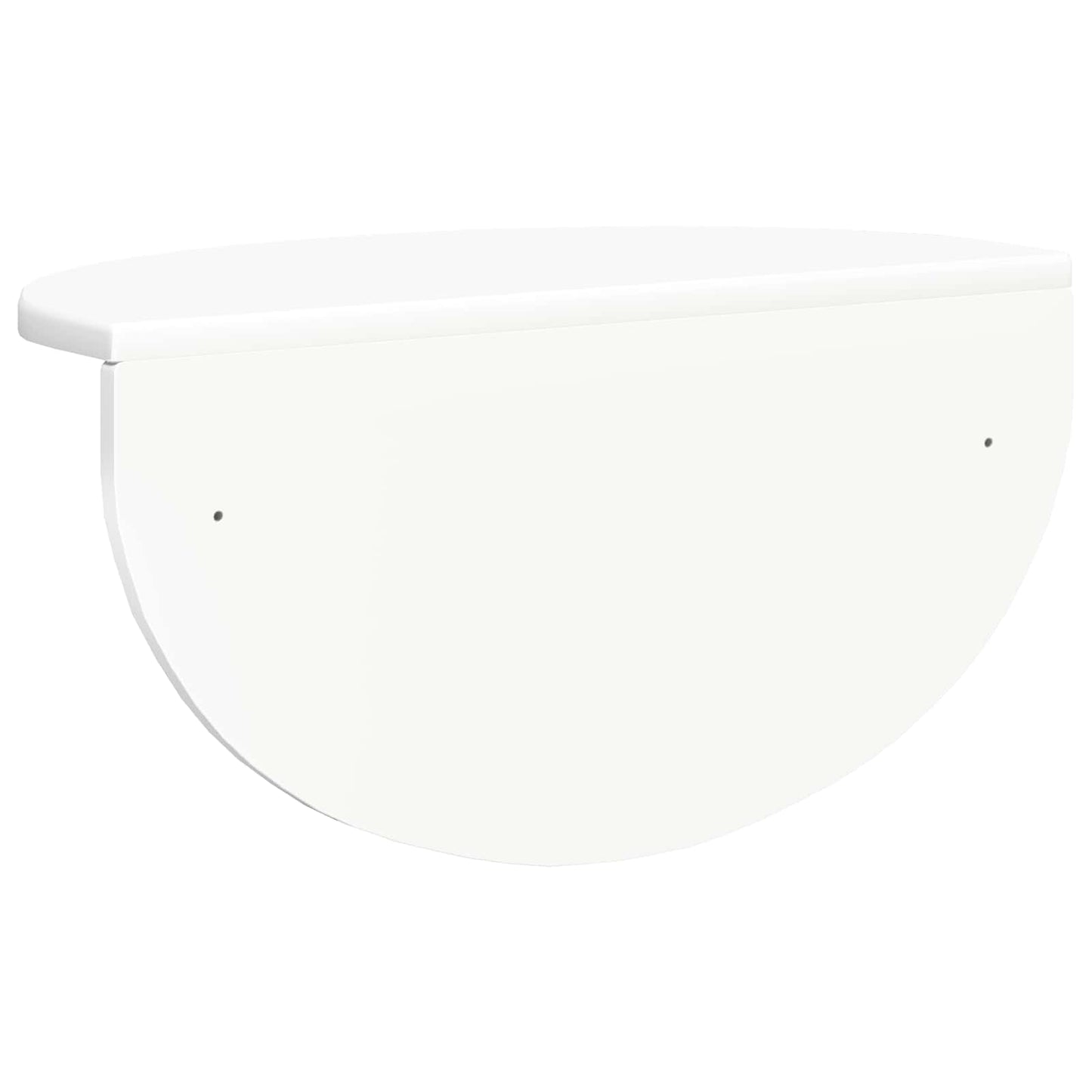 vidaXL Wandregal Wandmontiert 2 pcs Weiß 48 x 24 x 24 cm Holzwerkstoff
