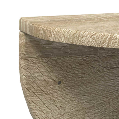 vidaXL Wandregal Sonoma-Eiche 48 x 24 x 24 cm Holzwerkstoff