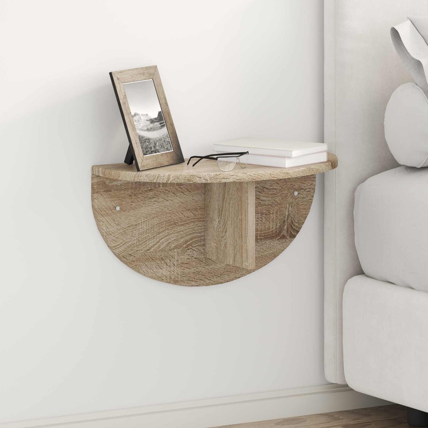vidaXL Wandregal Sonoma-Eiche 48 x 24 x 24 cm Holzwerkstoff